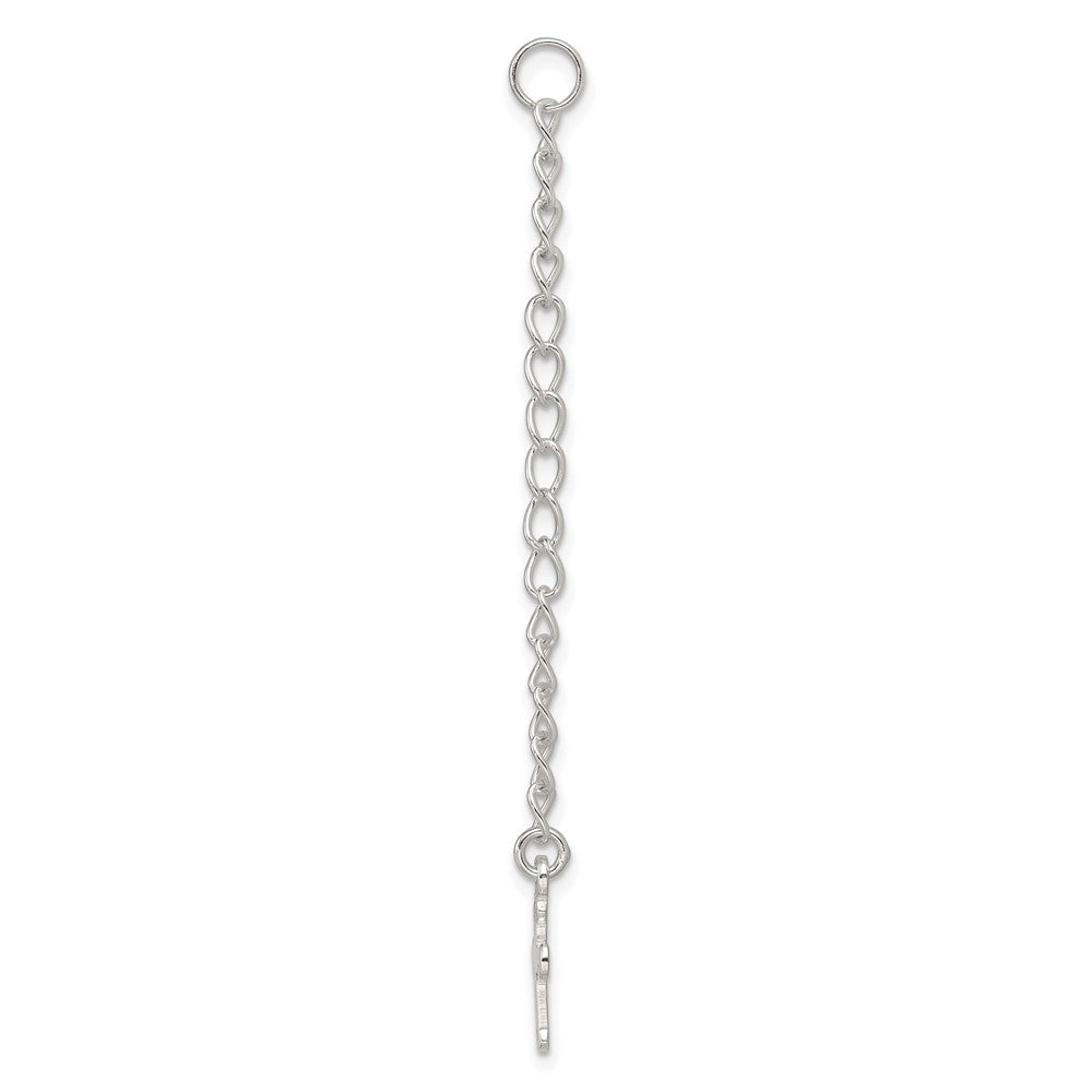 Sterling Silver Cross 2 inch Chain Extender