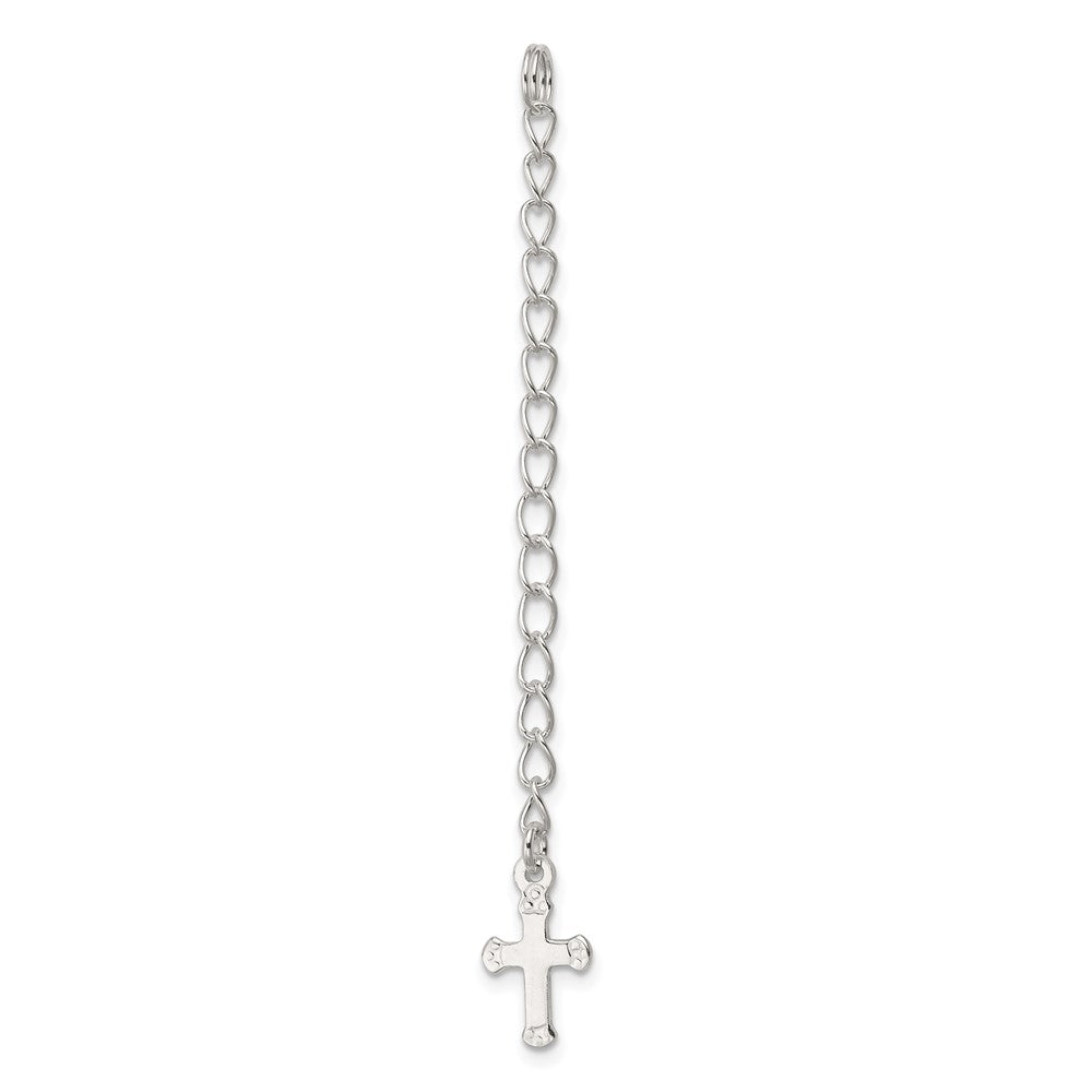 Sterling Silver Cross 2 inch Chain Extender