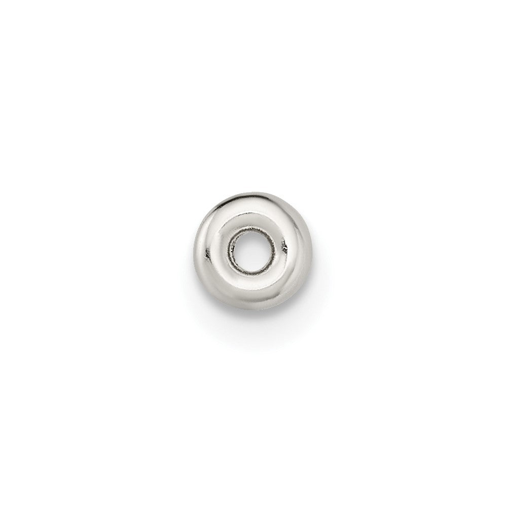 Sterling Silver 2.4 x 4.2mm Polished Roundel
