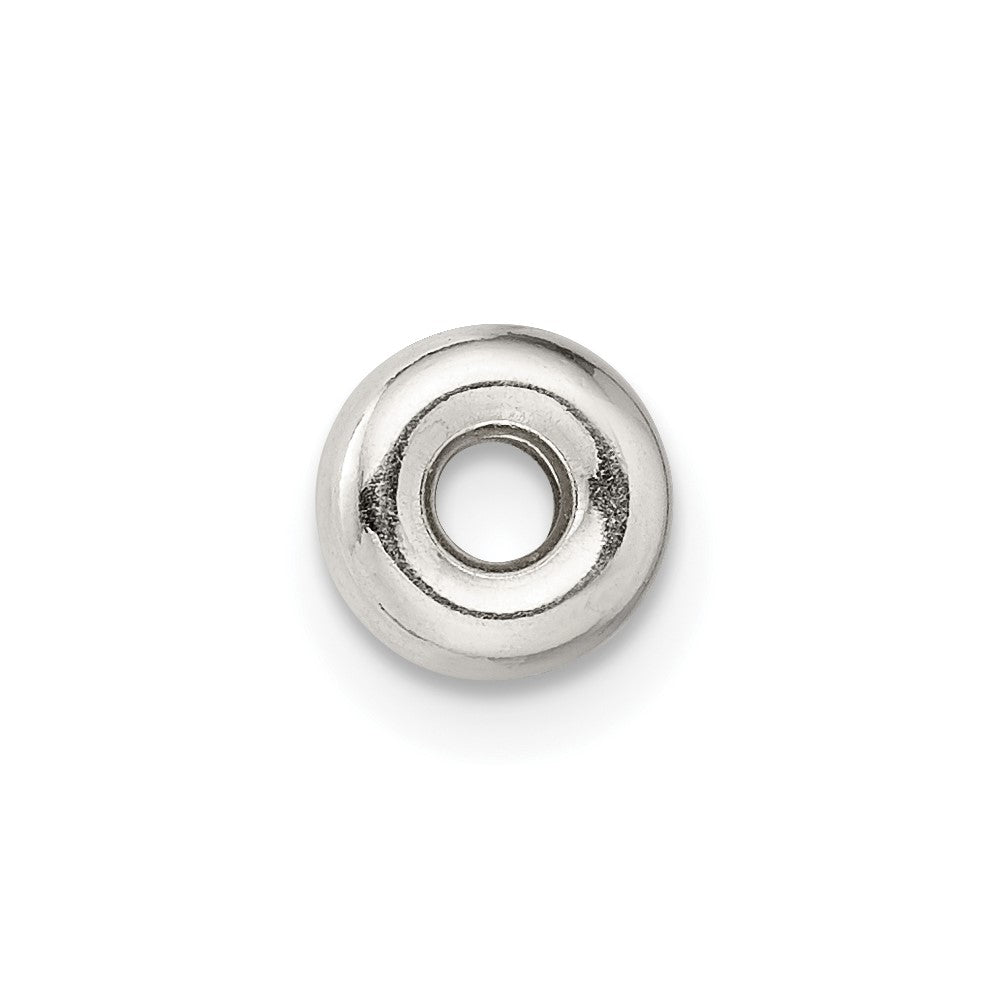 Sterling Silver 3.2 x 6.3mm Polished Roundel