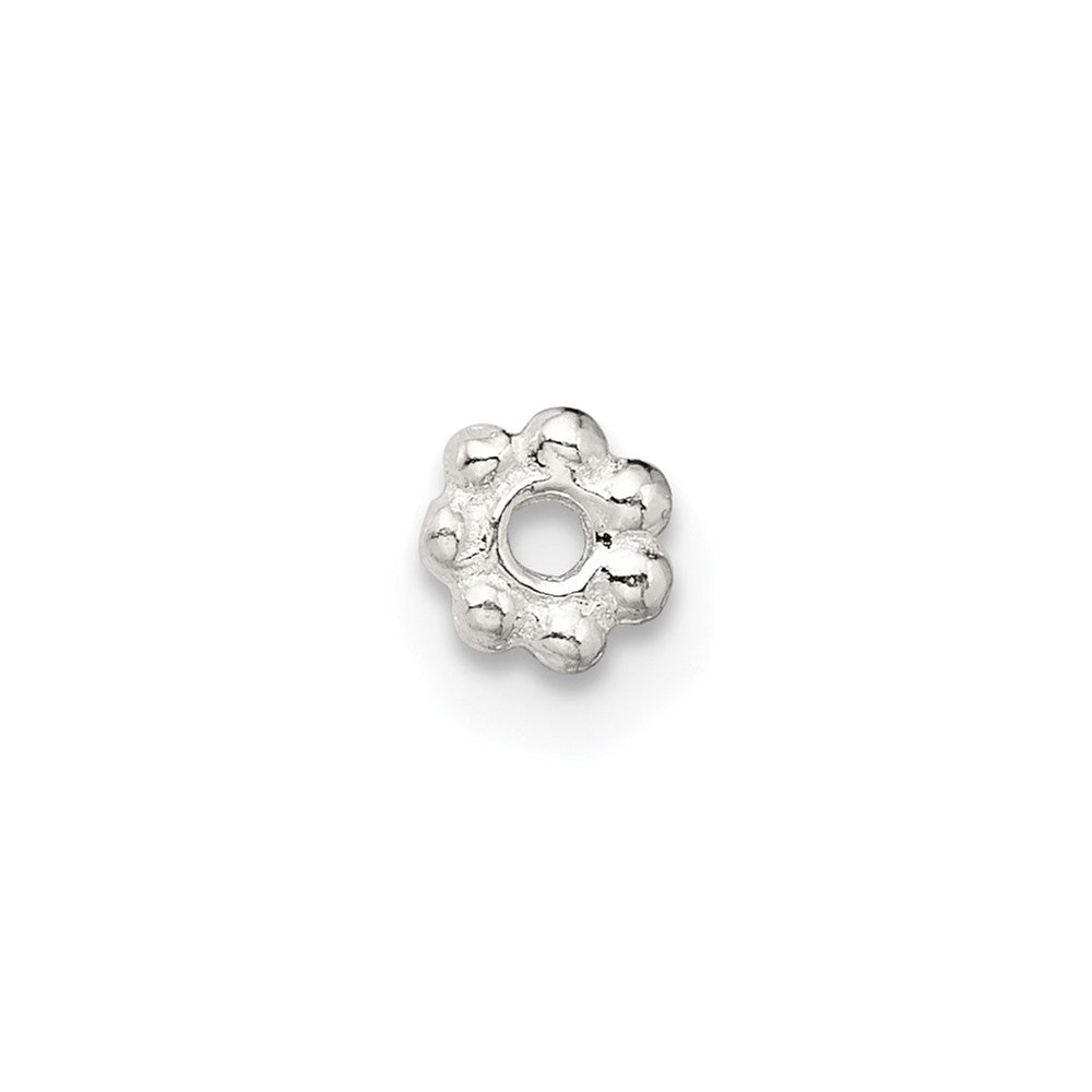 Sterling Silver 4.2 x 1.2mm Fancy Spacer Bead