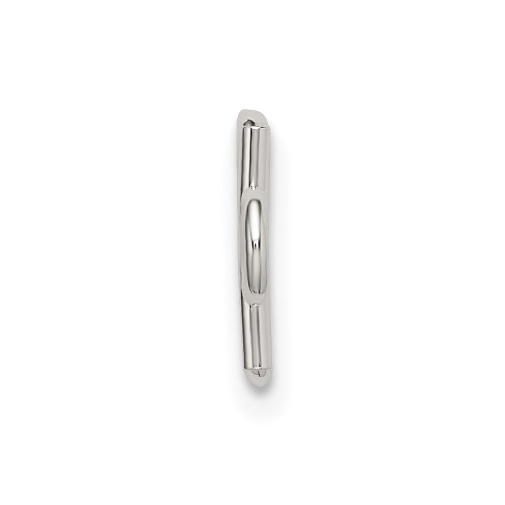 Sterling Silver 9.2 x 8.8mm Polished 2-Strand Casted Component Link