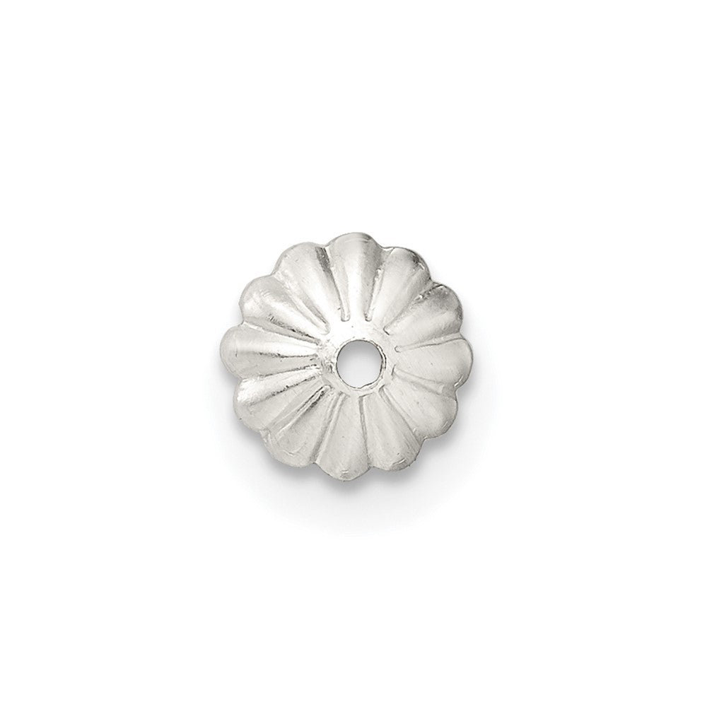 Sterling Silver 6.0mm Bead Cap