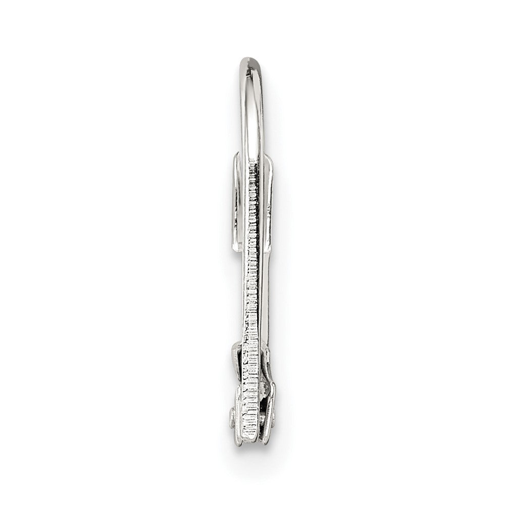 Sterling Silver Leverback Setting