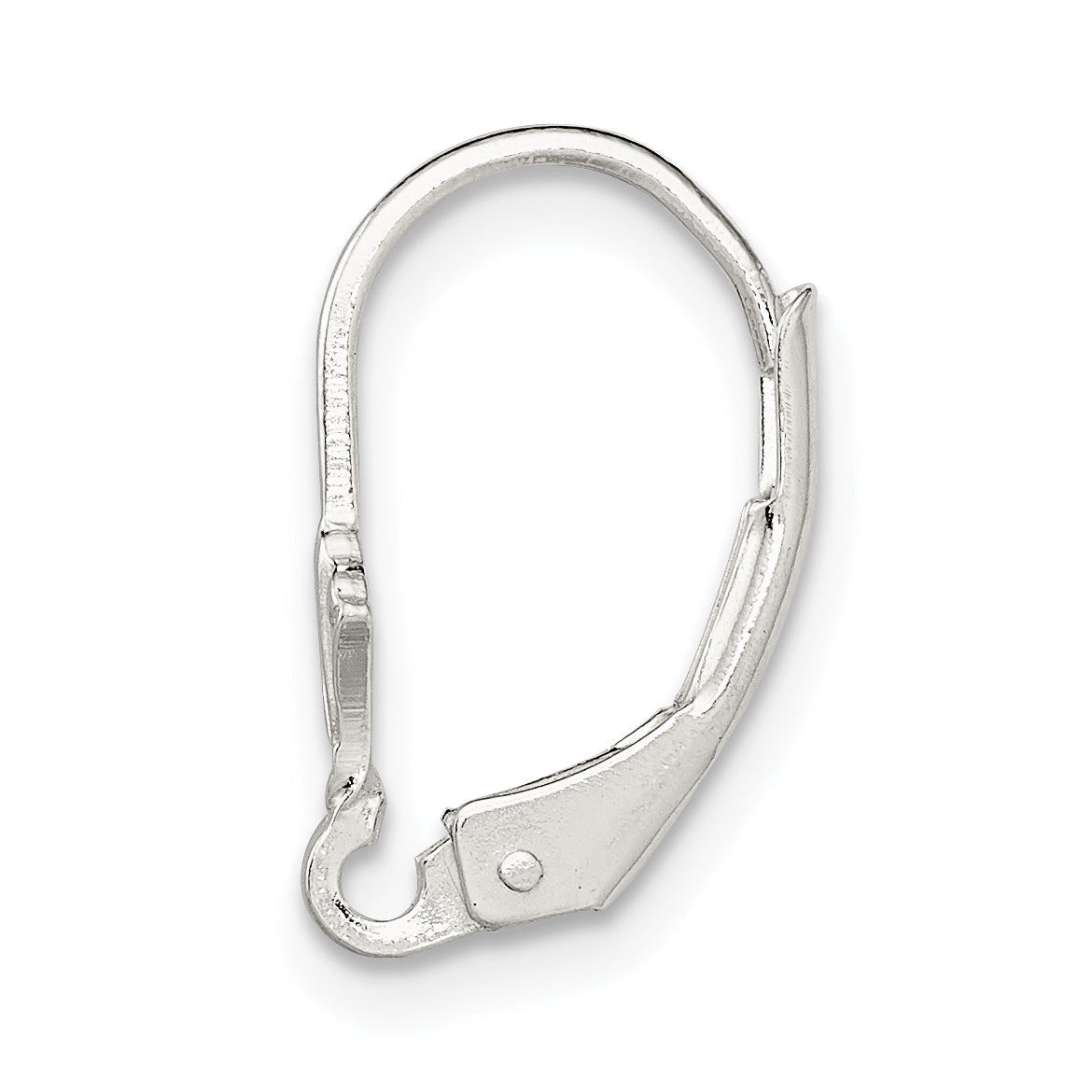 Sterling Silver Leverback Setting