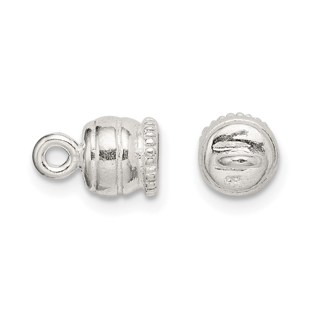 Sterling Silver 12.4 x 6.4mm Magnetic Clasp