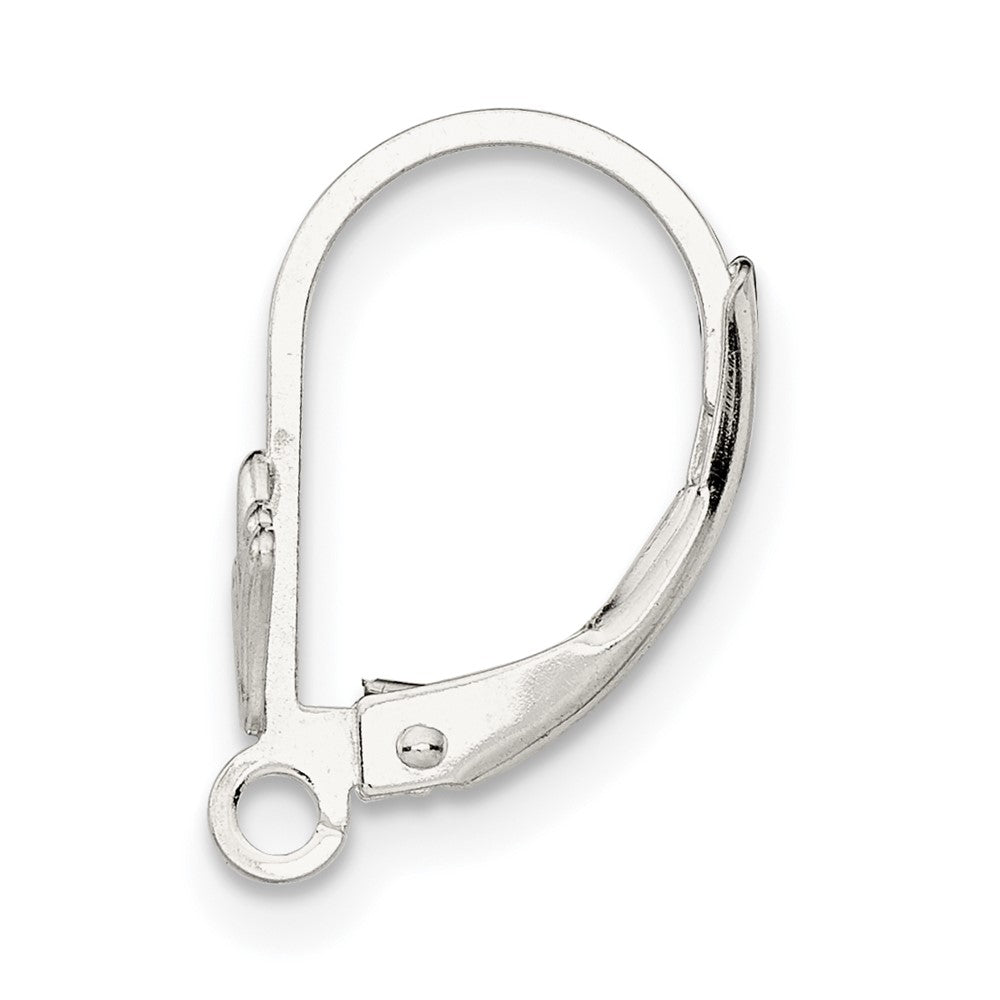 Sterling Silver Fleur De Lis w/ Loop Leverback Setting