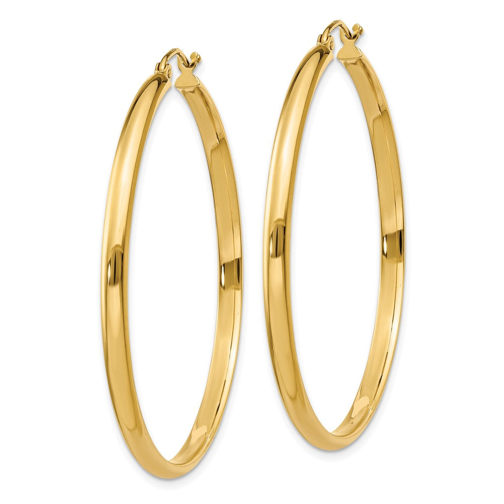 14k Polished Hoop Earring