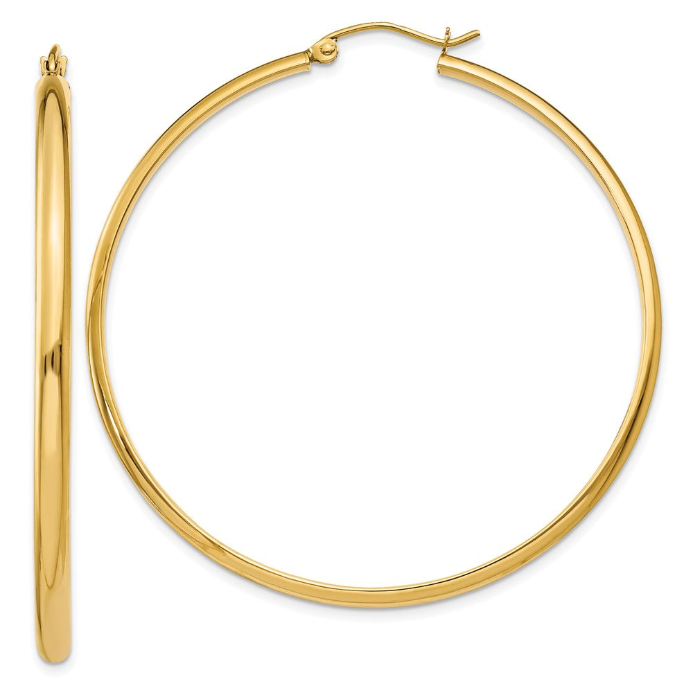 14k Polished Hoop Earring