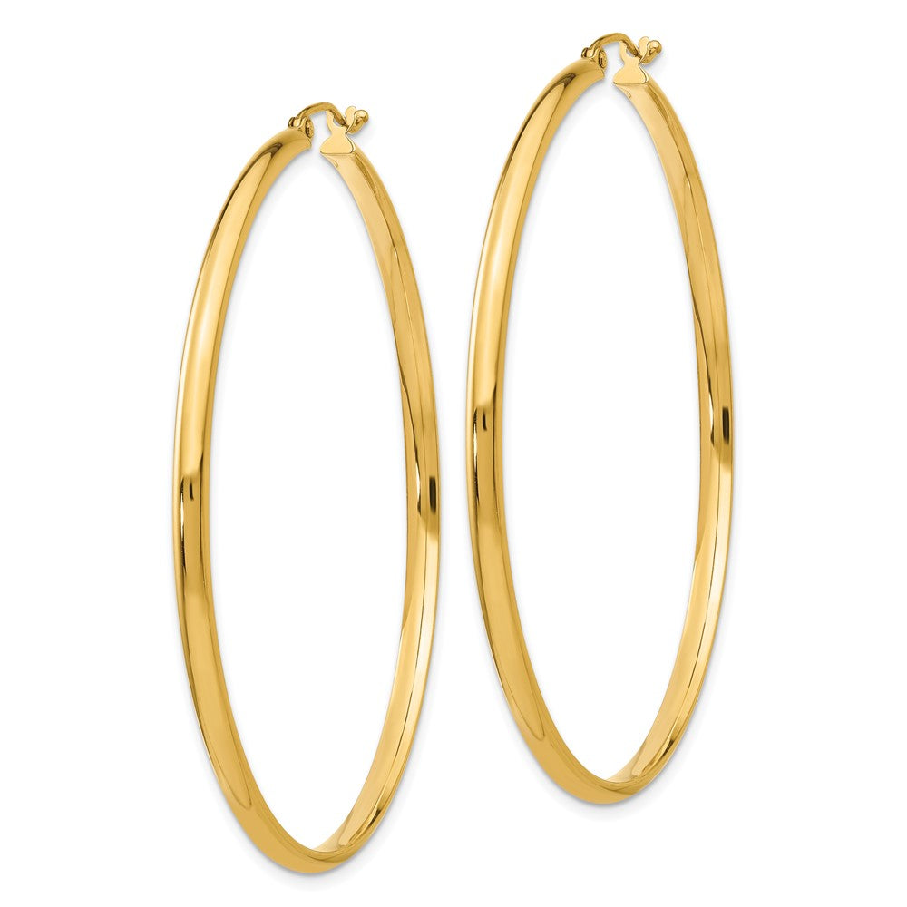 14k Polished Hoop Earring