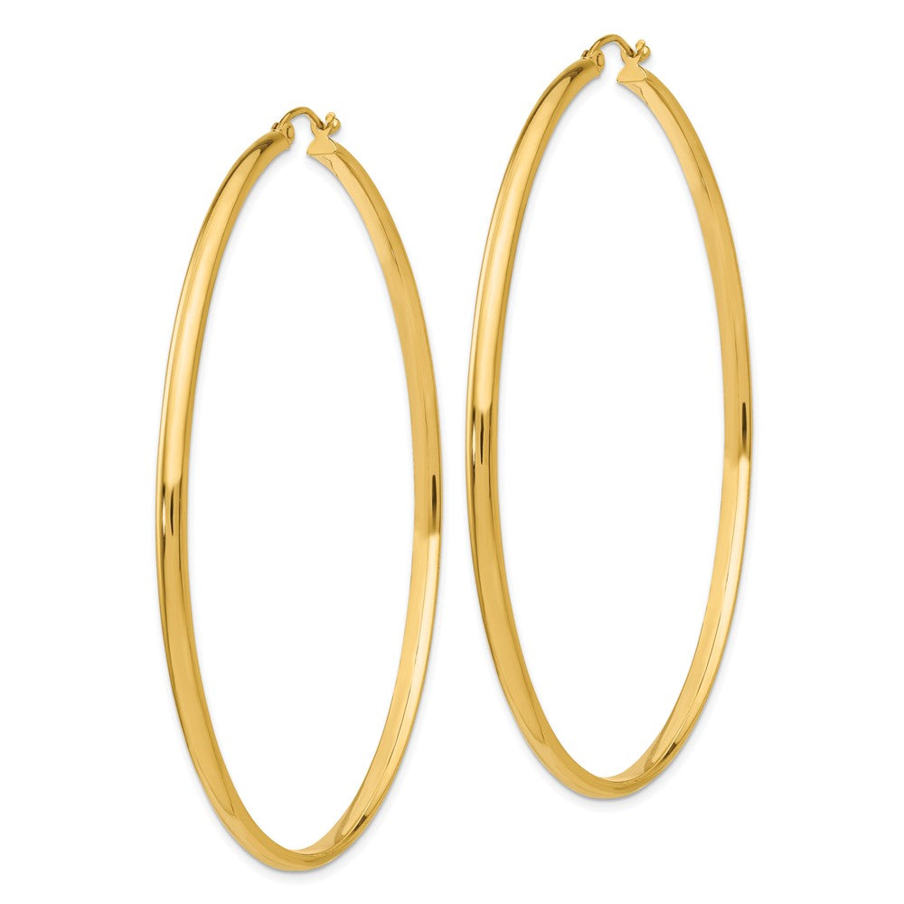 14k Polished Hoop Earring