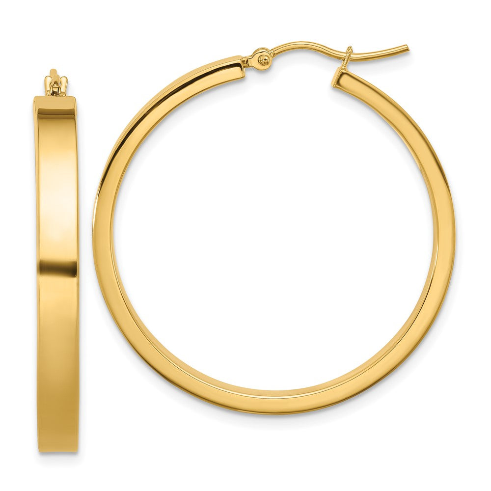 14k Polished Hoop Earring