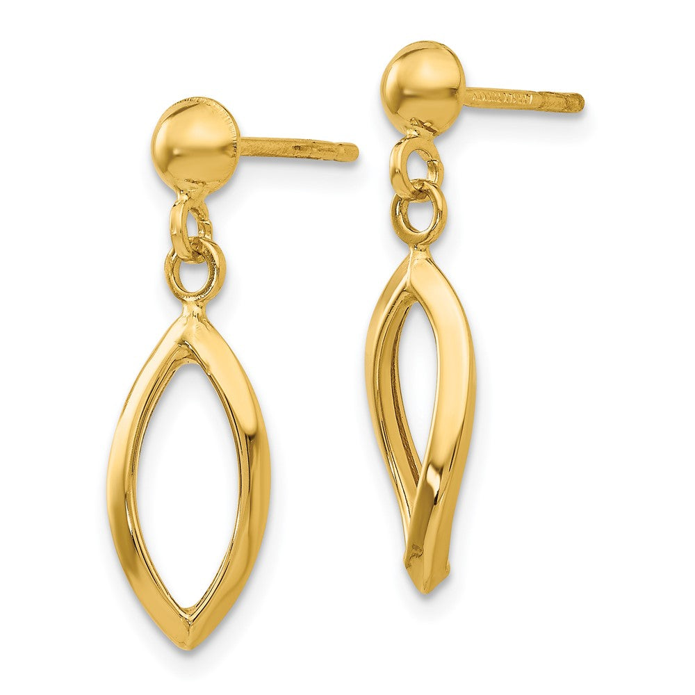 14k Post Dangle Earrings