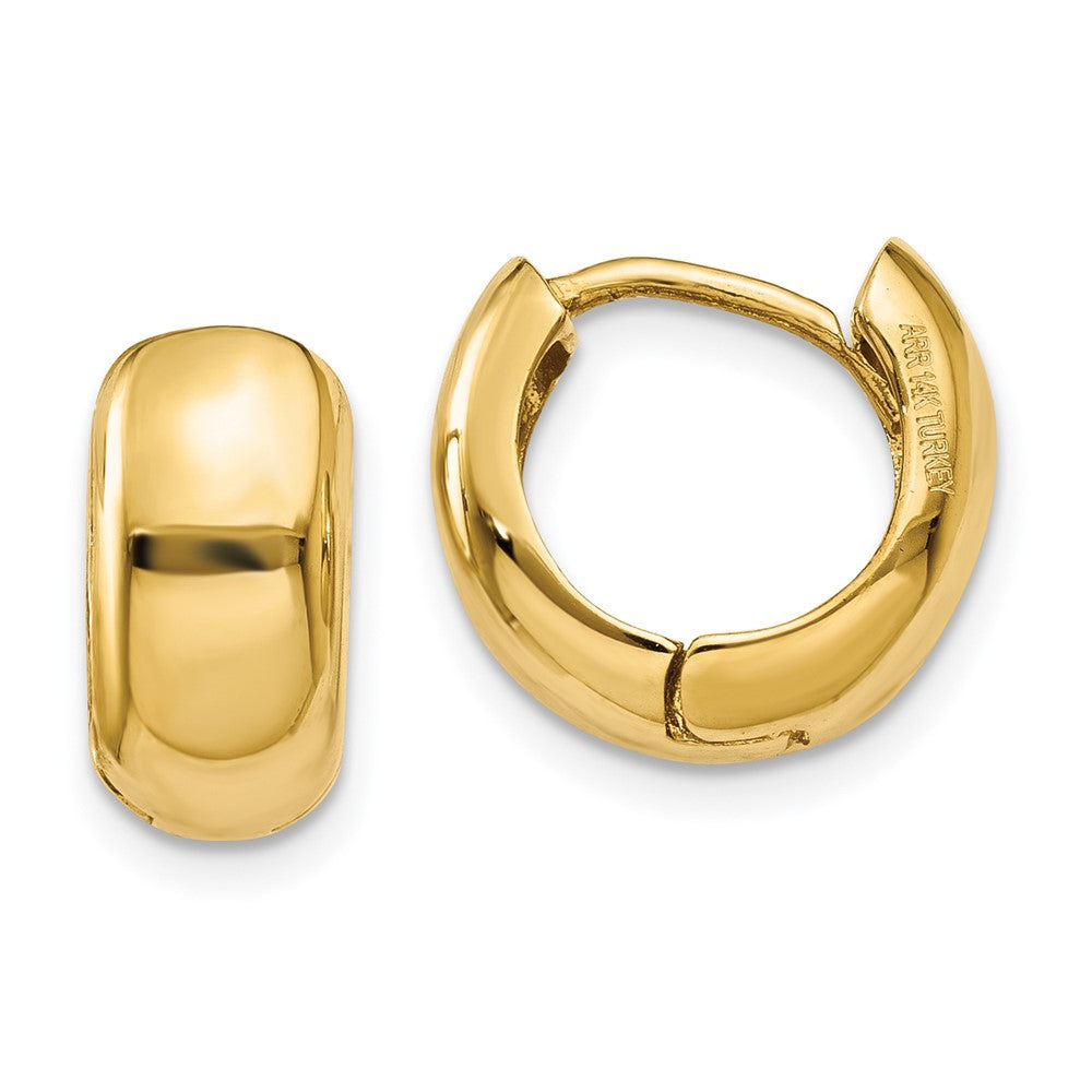 14K Hinged Hoop Earrings