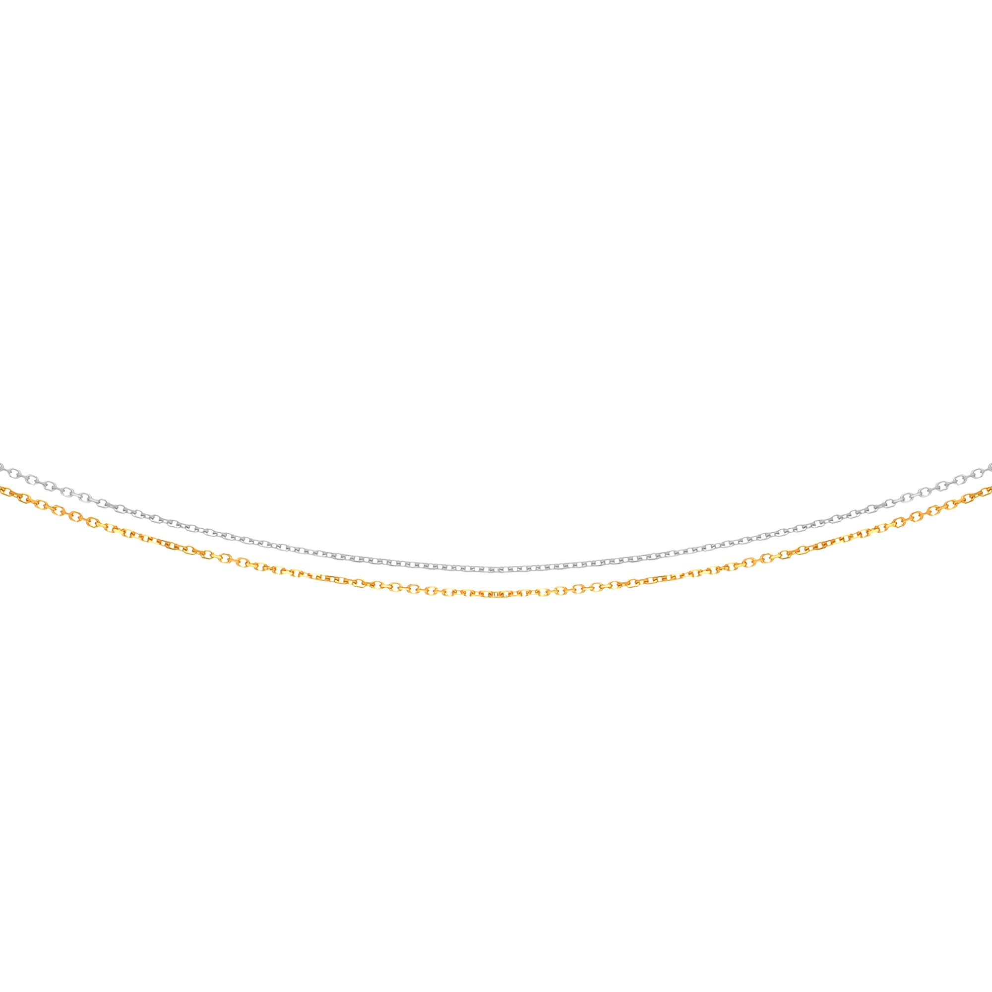 14K Gold 1.1mm Multi-Strand 18" Chain with Lobster Lock