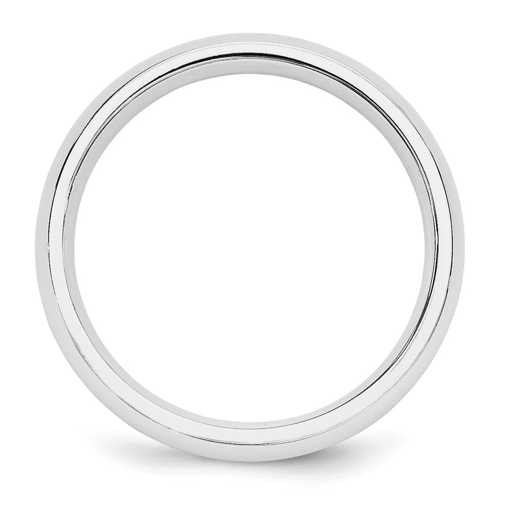 14k White Gold 5mm Standard Weight Comfort Fit Wedding Band Size 5.5