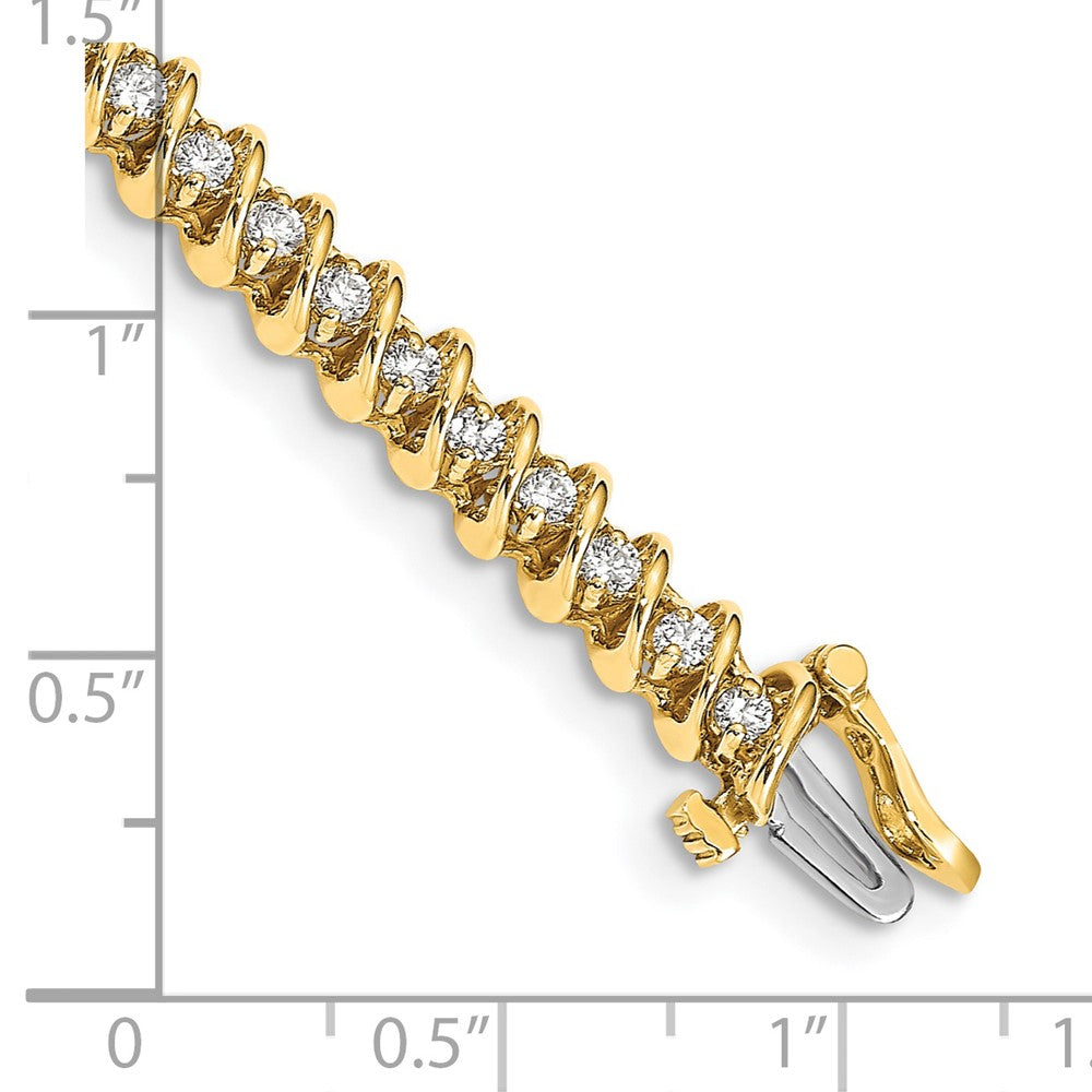 14K Lab Grown Diamond Vs/Si Fgh Tennis Bracelet