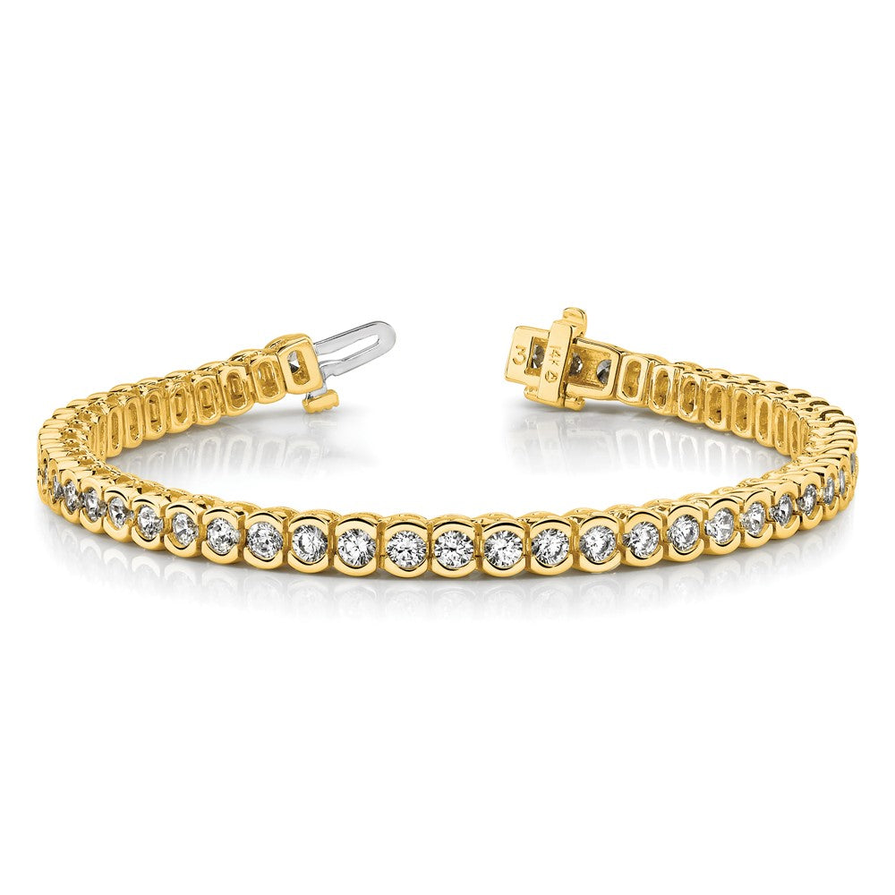14K Lab Grown Diamond Vs/Si Fgh Tennis Bracelet