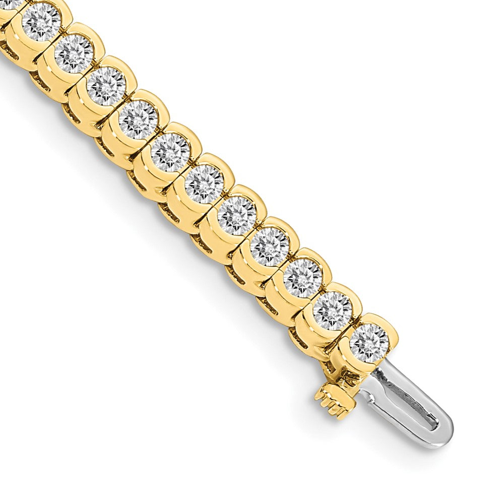 14K Lab Grown Diamond Vs/Si Fgh Tennis Bracelet