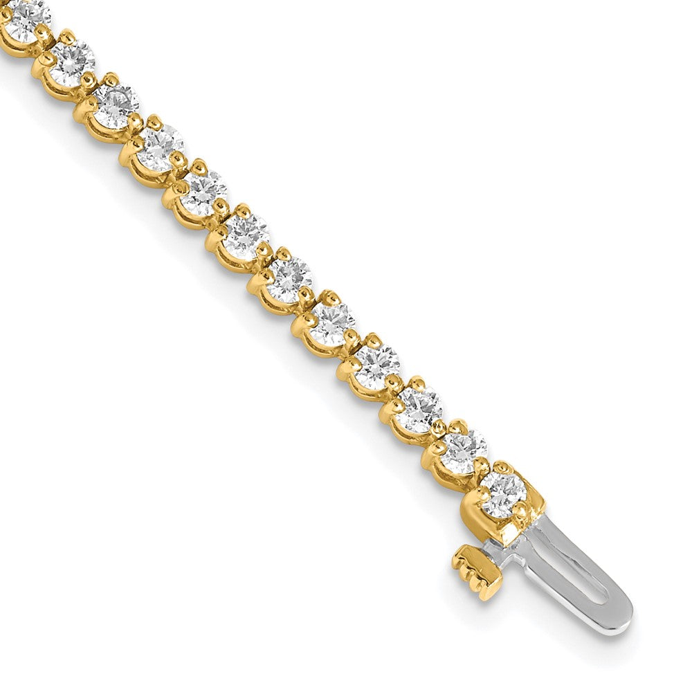14K Lab Grown Diamond VS/SI FGH Tennis Bracelet