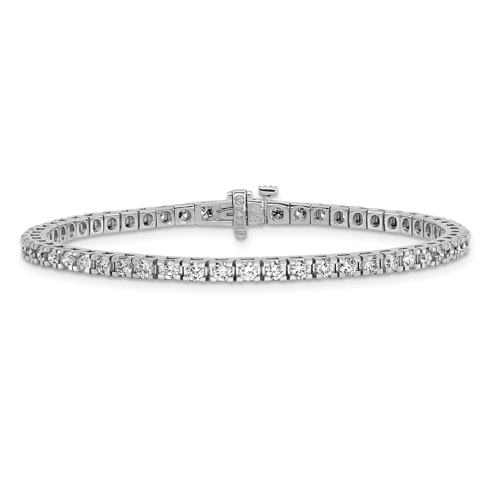 14K White Gold Lab Grown Diamond VS/SI FGH Tennis Bracelet