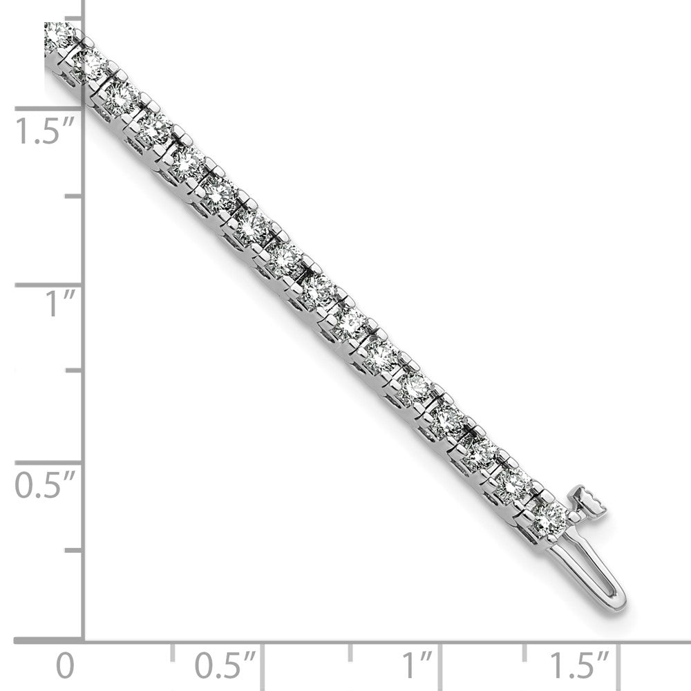 14K White Gold Lab Grown Diamond VS/SI FGH Tennis Bracelet