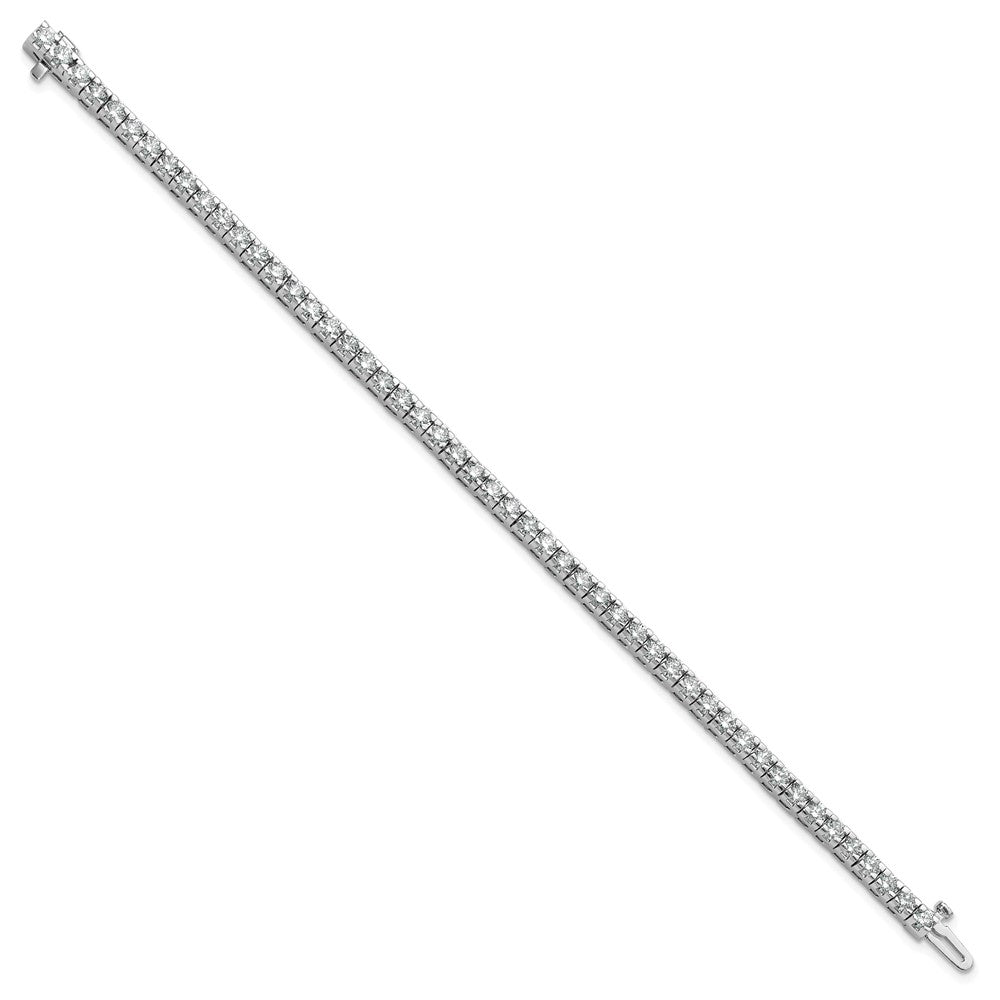 14K White Gold Lab Grown Diamond VS/SI FGH Tennis Bracelet