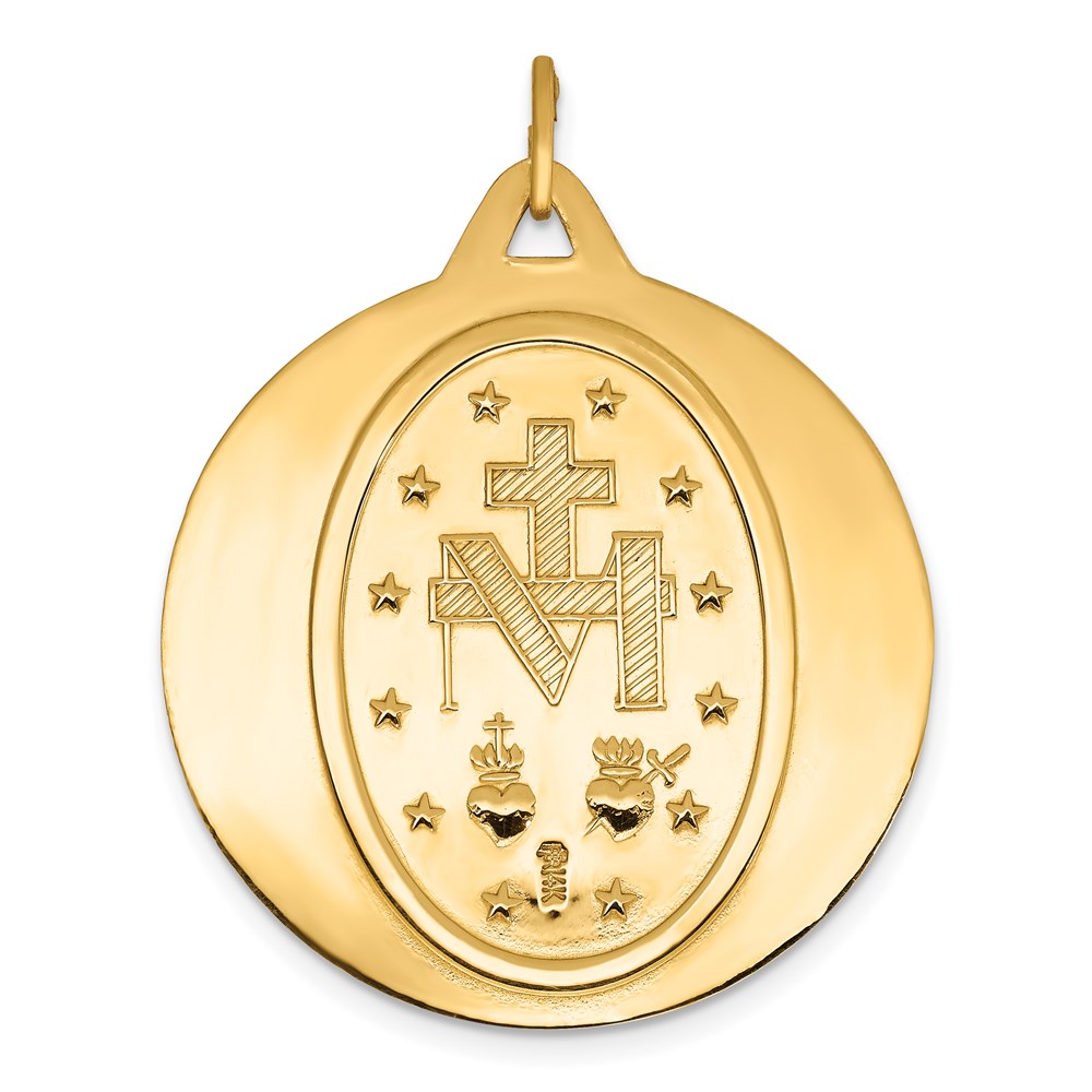 14k Miraculous Medal Pendant