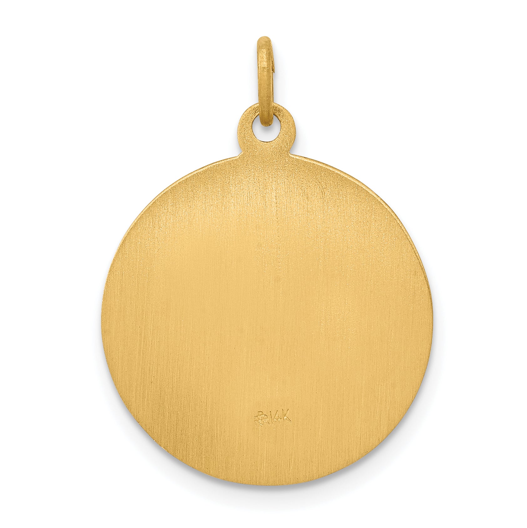 14k Saint Theresa Medal Charm