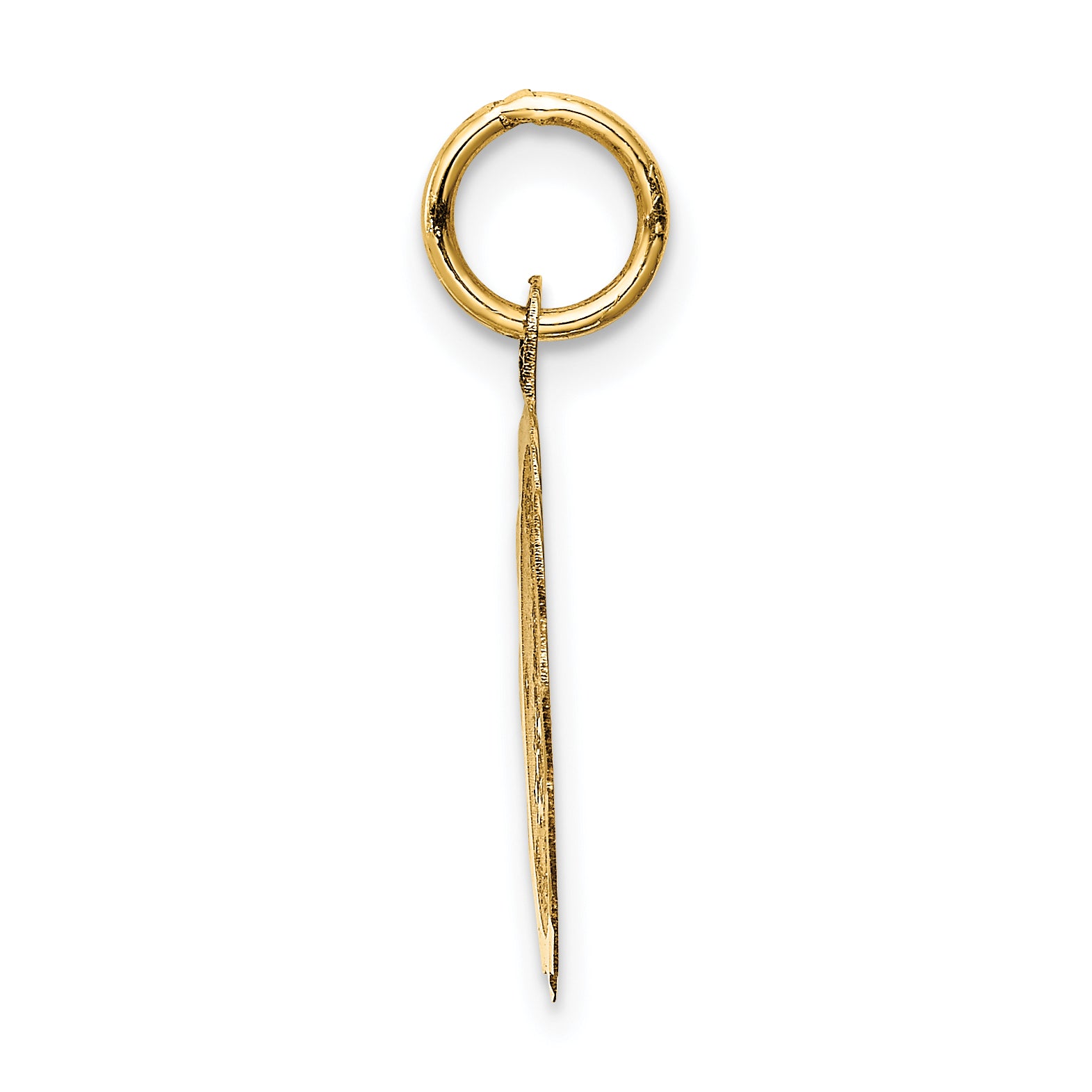 14k Merry Christmas Disc Charm
