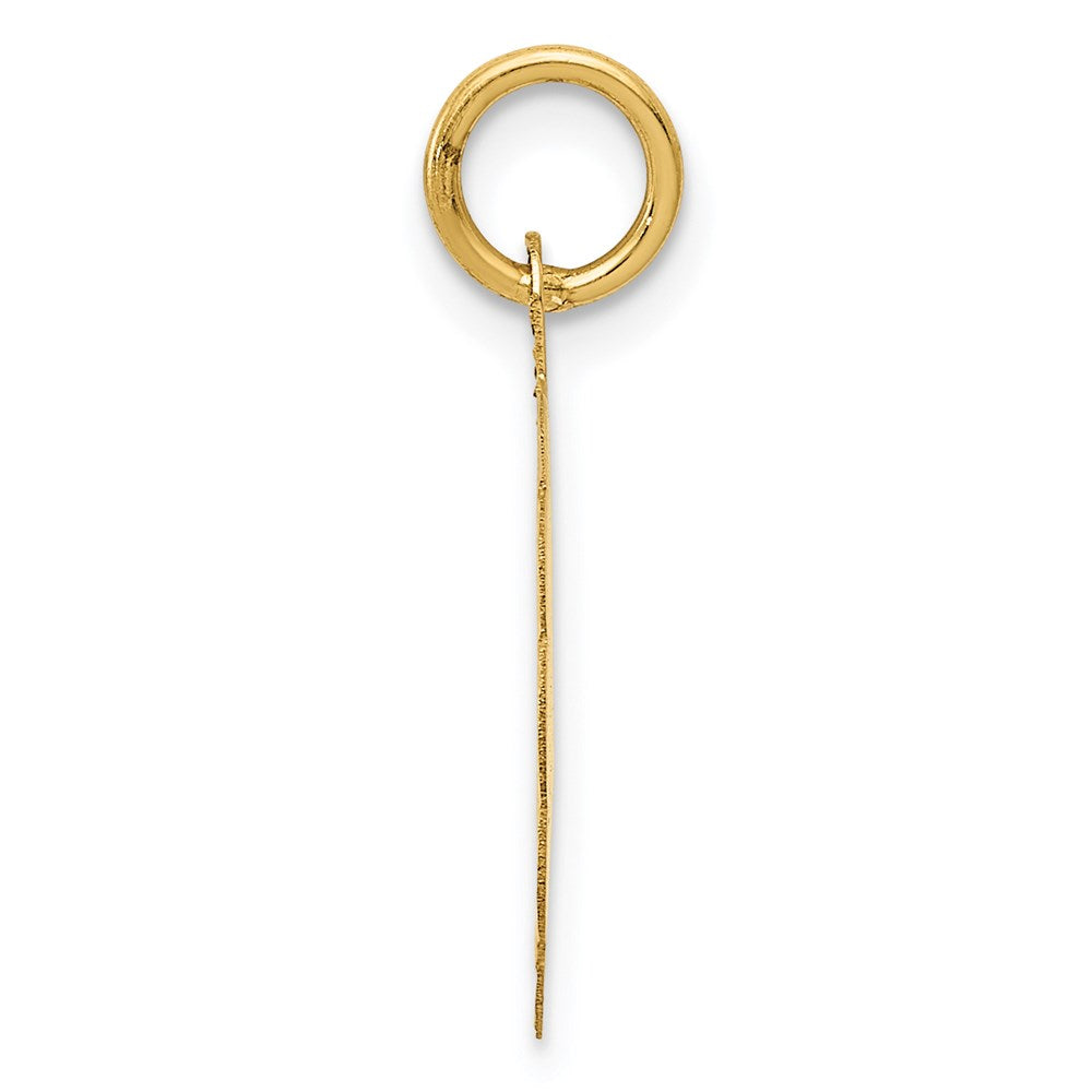 14k Love Sentinment Engraveable Charm