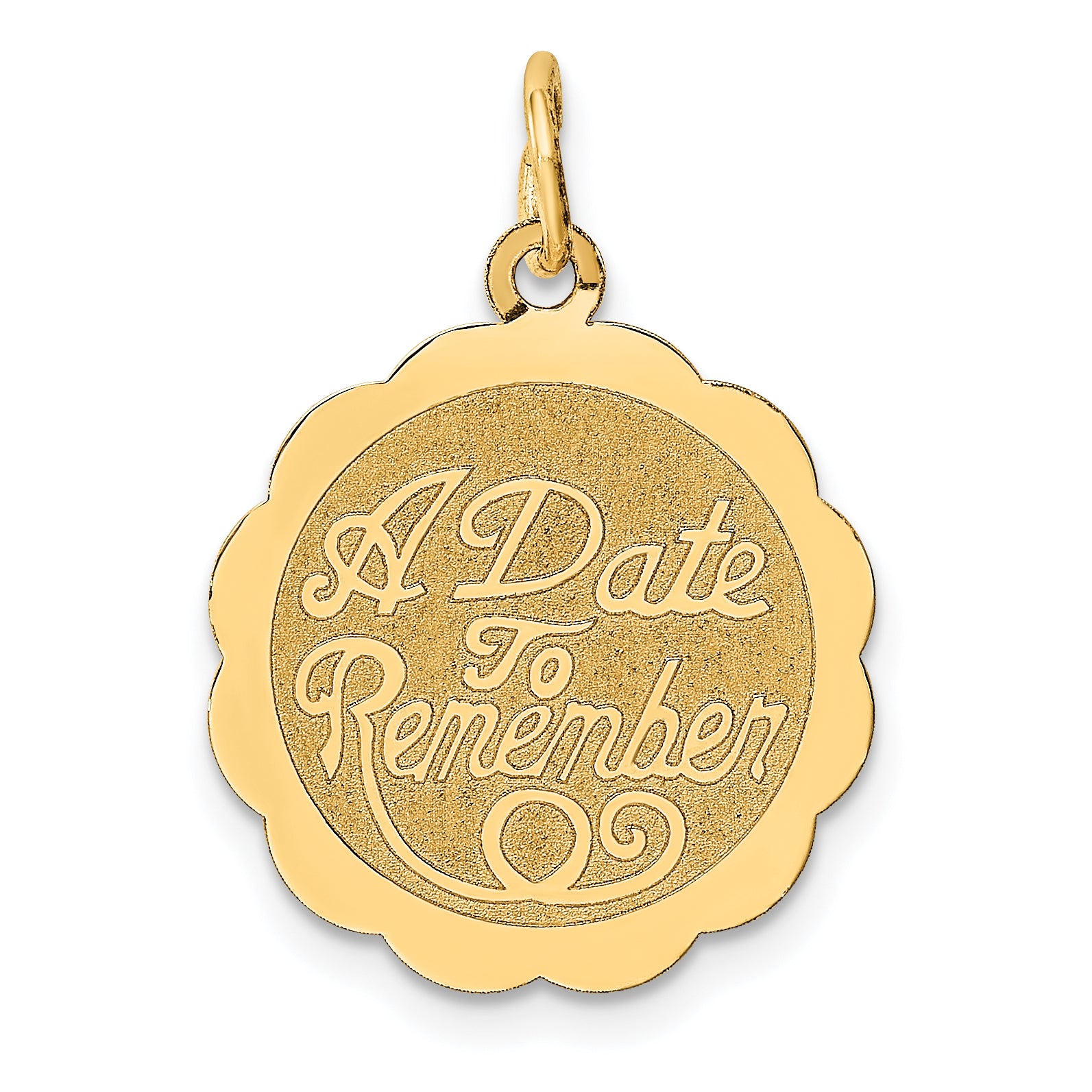 14K A Date To Remember Charm Xac565