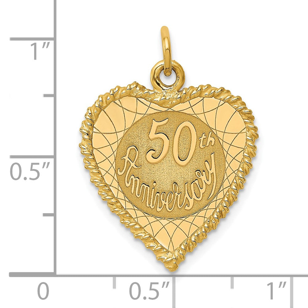 14K 50th ANNIVERSARY Charm