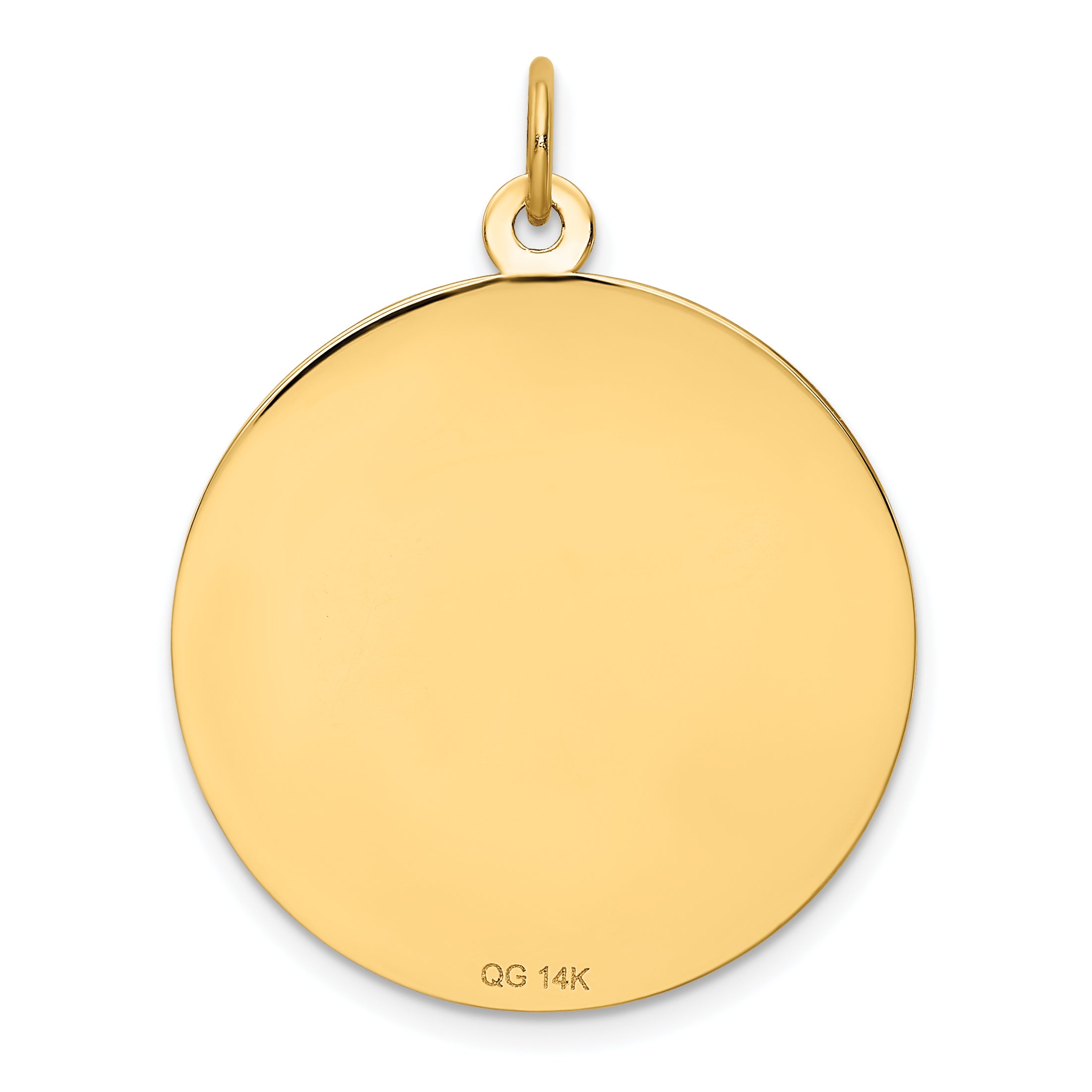 14K HAPPY ANNIVERSARY Blue and Red CZ w/ Bells Charm