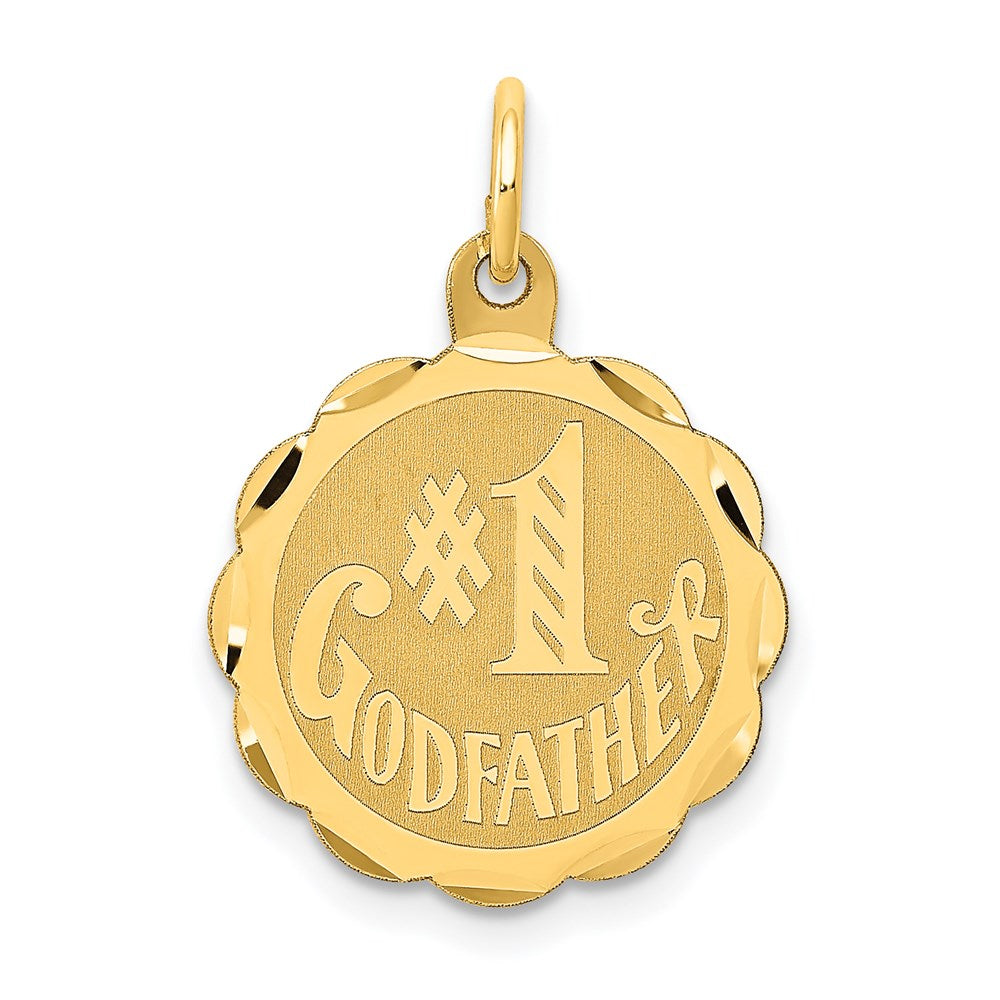 14K #1 GODFATHER Charm