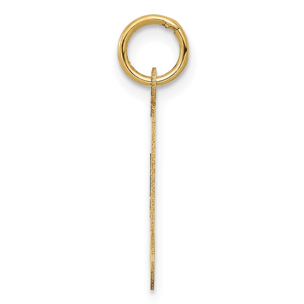 14k Polished Musical Note Charm