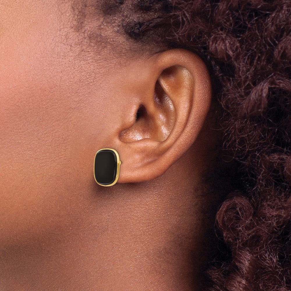 14k Black Onyx Earrings