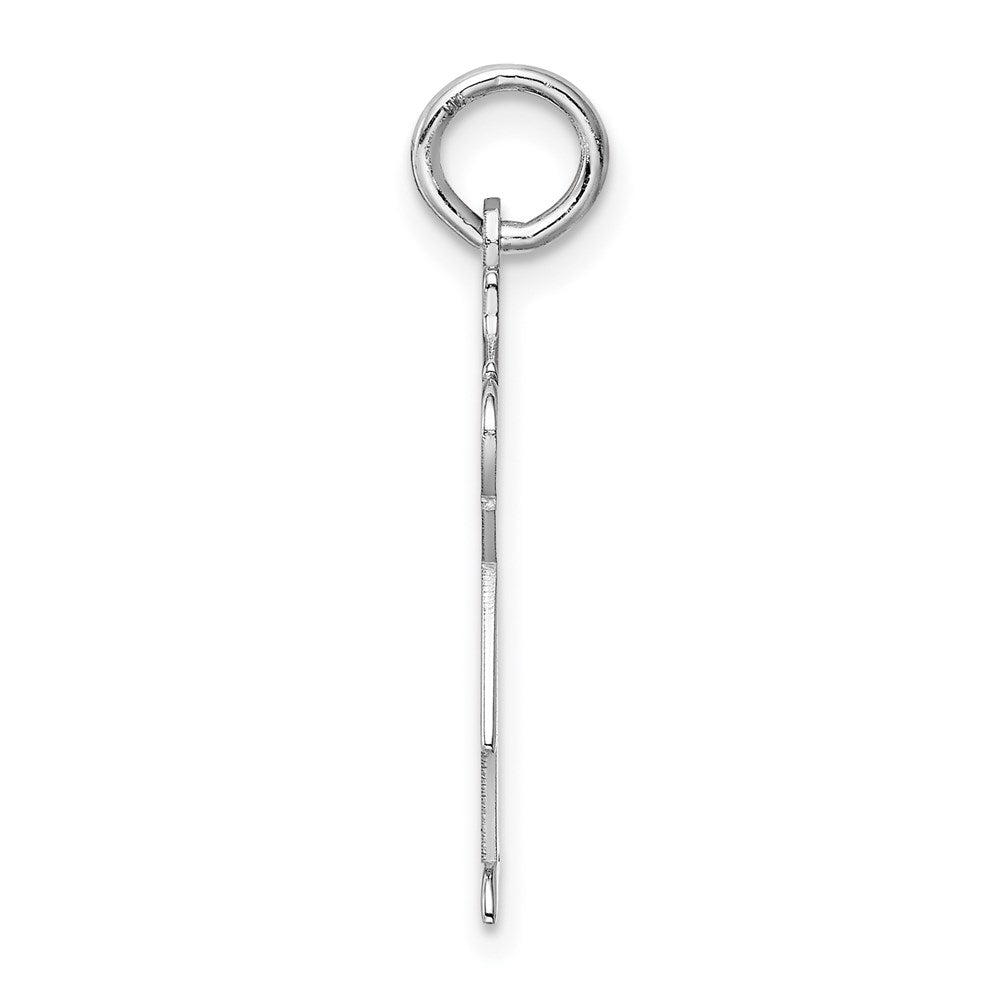 Sterling Silver Rhodium-plated Kid Charm