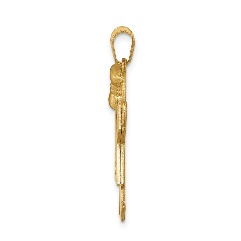 14k AA Diamond Kid Pendant