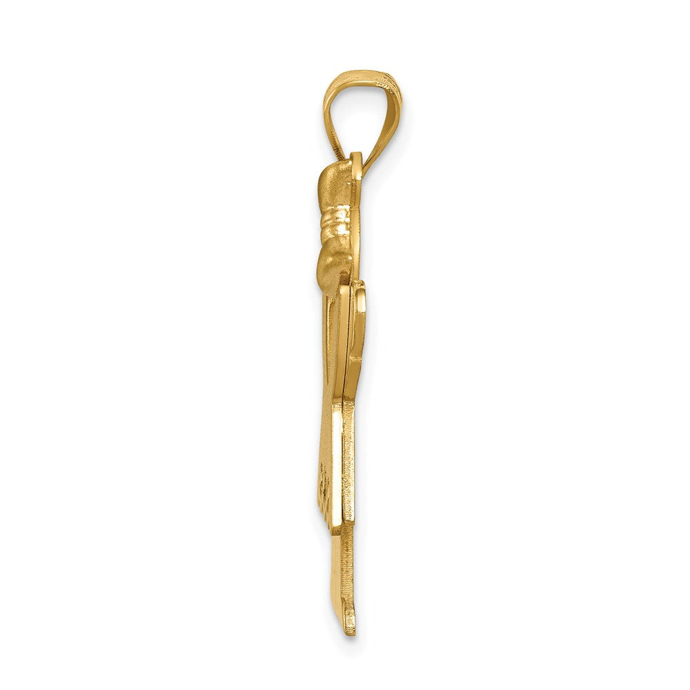 14k AA Diamond Kid Pendant
