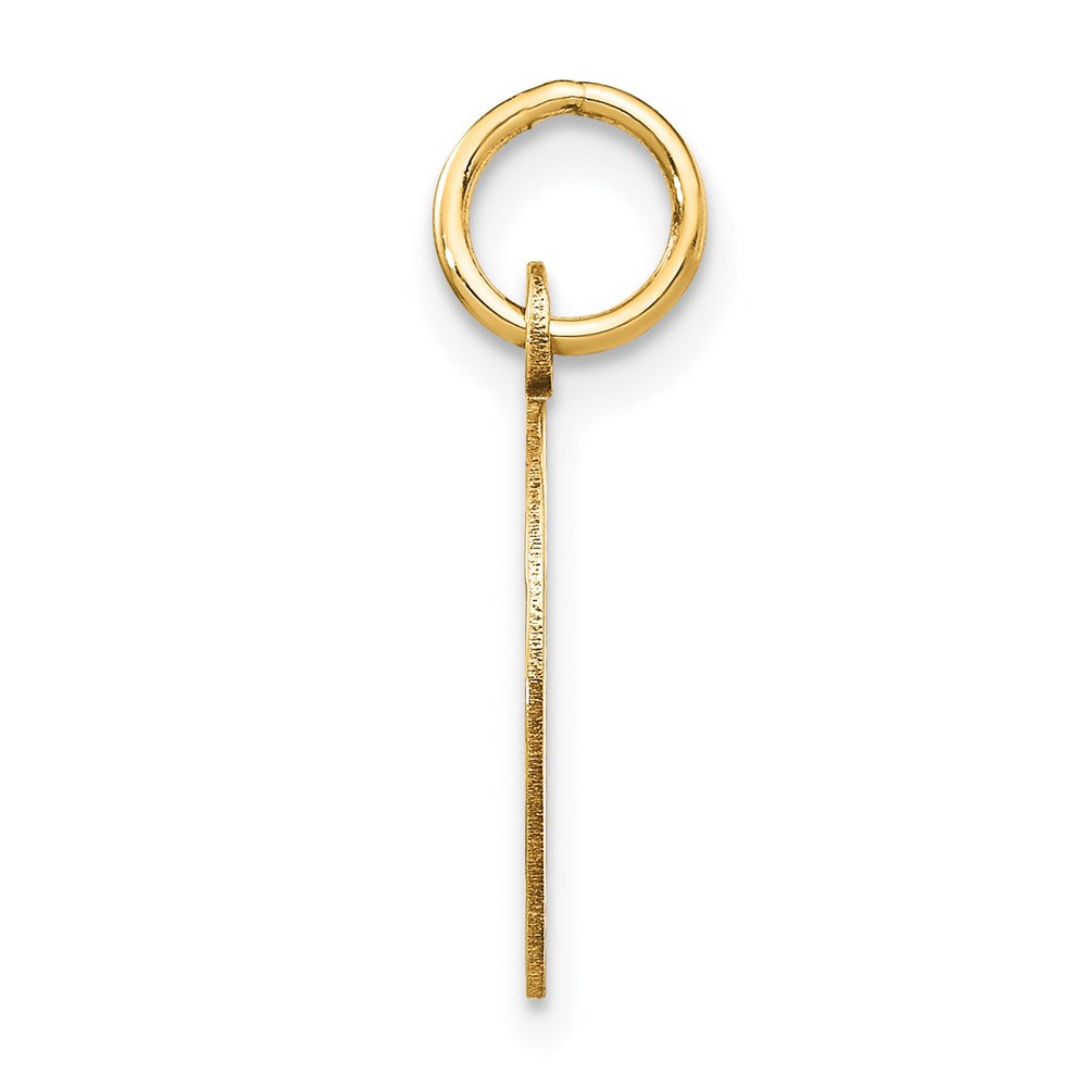 14k Etched .009 Gauge Engravable Round Disc Charm