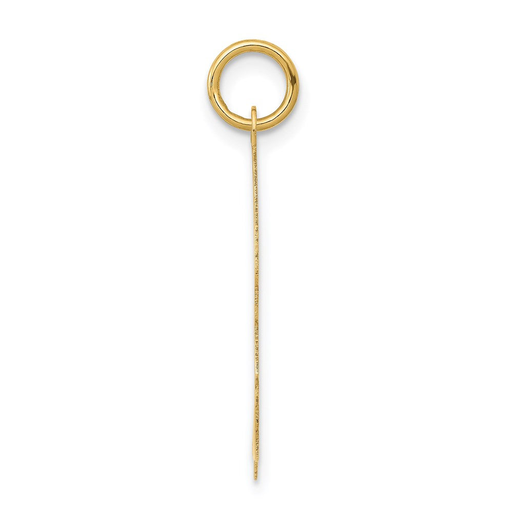14k .013 Depth Engravable Boy Head Charm