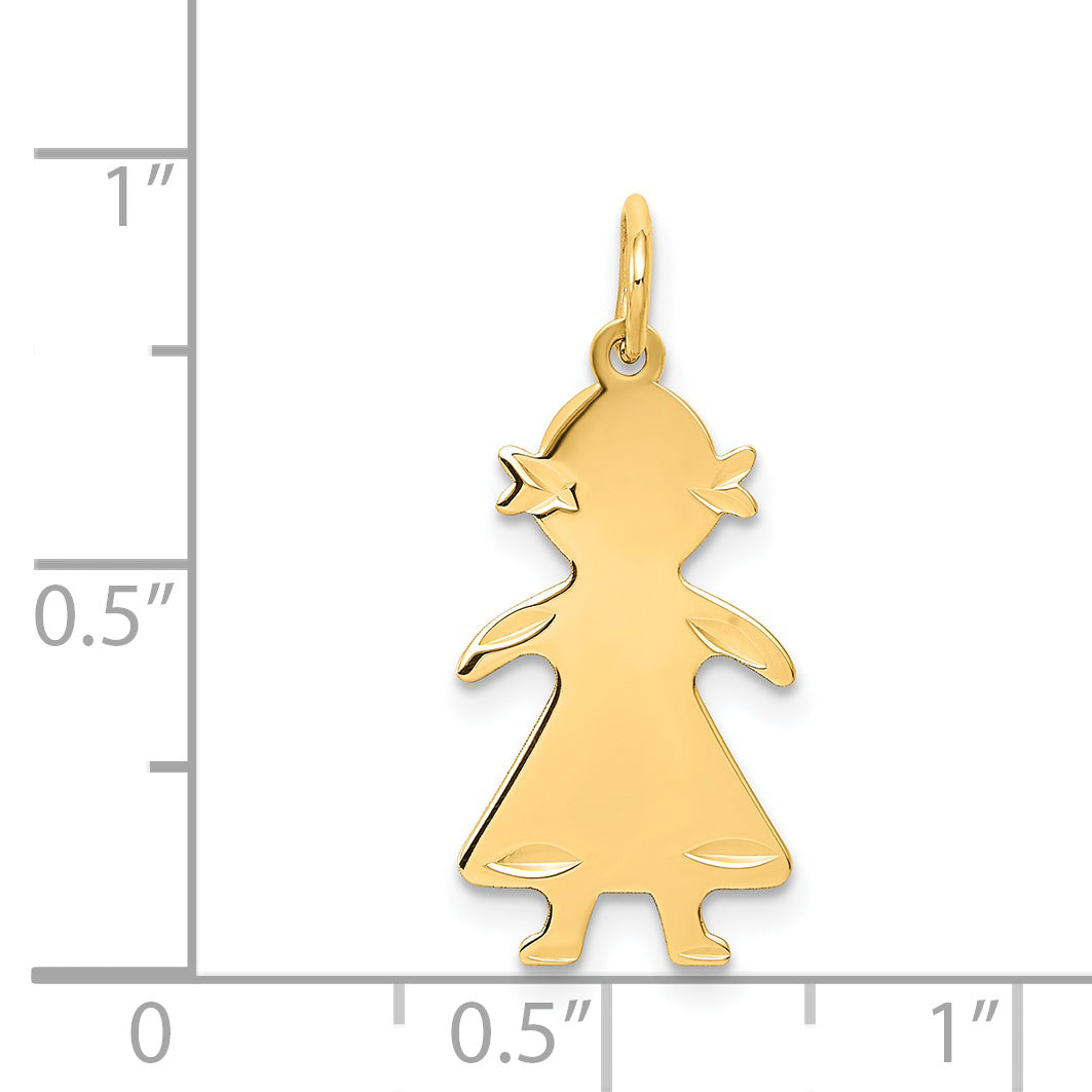 14K Girl Charm Xm99/18