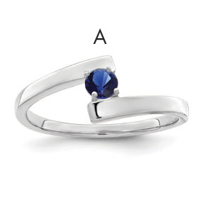 Sterling Silver Rhodium-plated Family Jewelry Ring