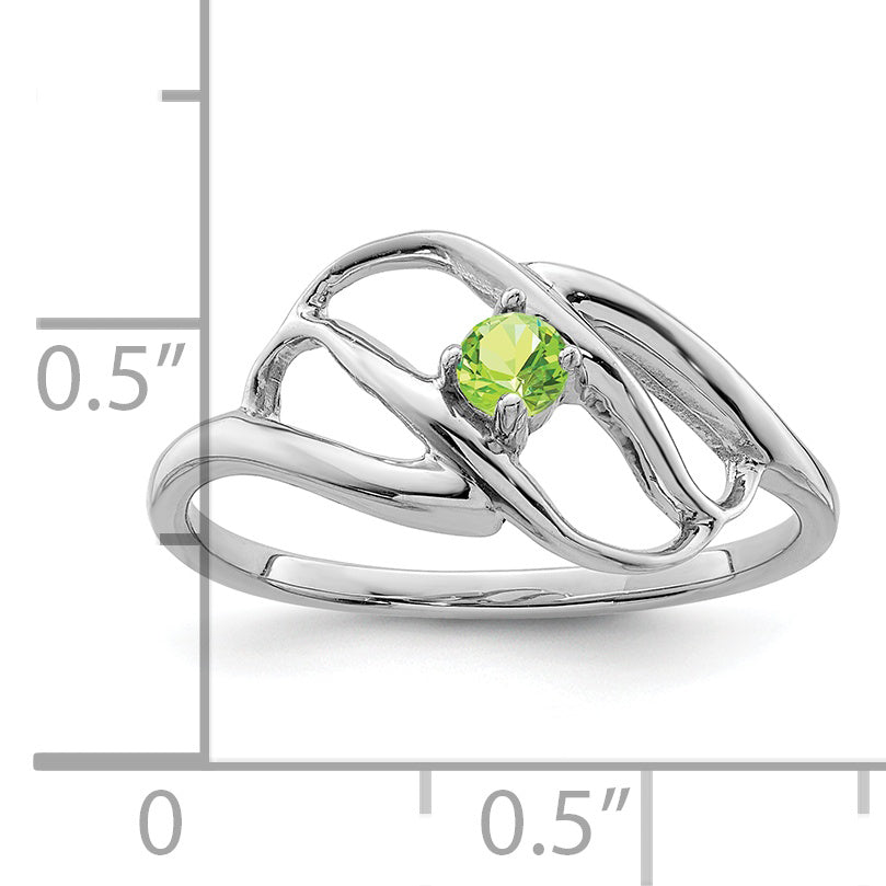 Sterling Silver Rhodium-plated Family Jewelry Ring