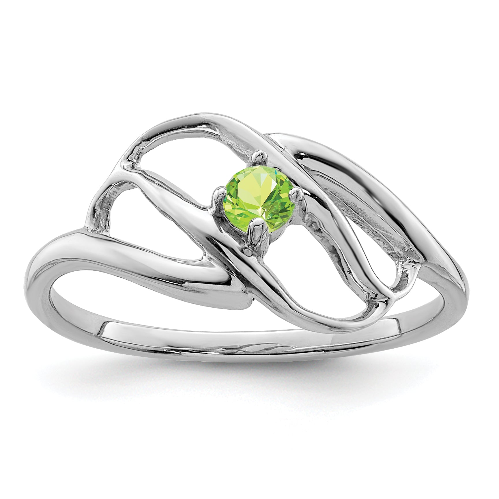 Sterling Silver Rhodium-plated Family Jewelry Ring
