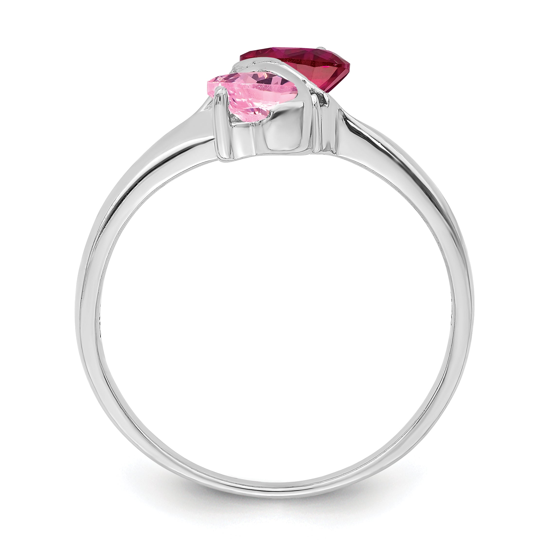 Sterling Silver Rhodium-plated Family Jewelry Mounting