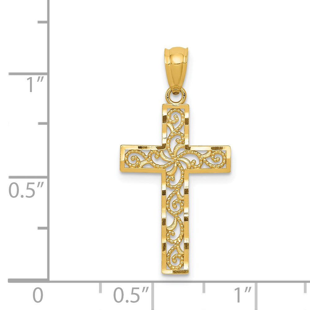 14k Cross Pendant