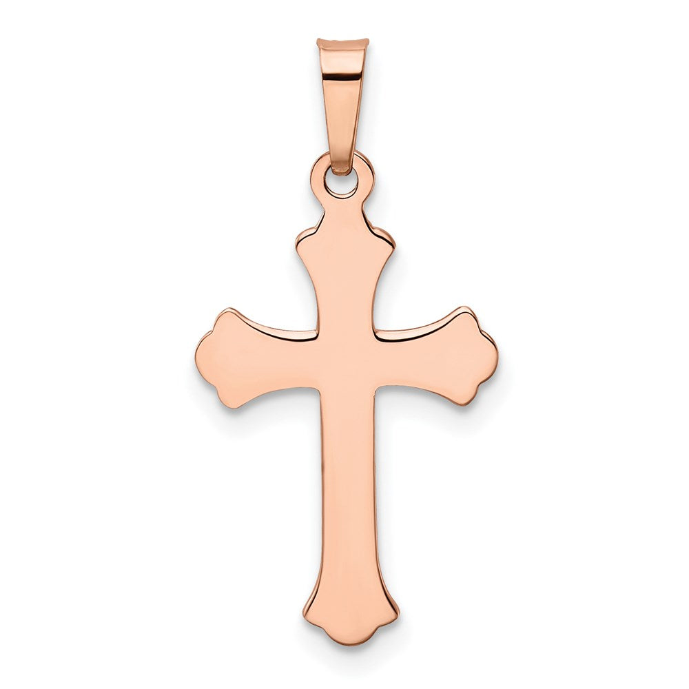 14k Rose Gold Cross Pendant