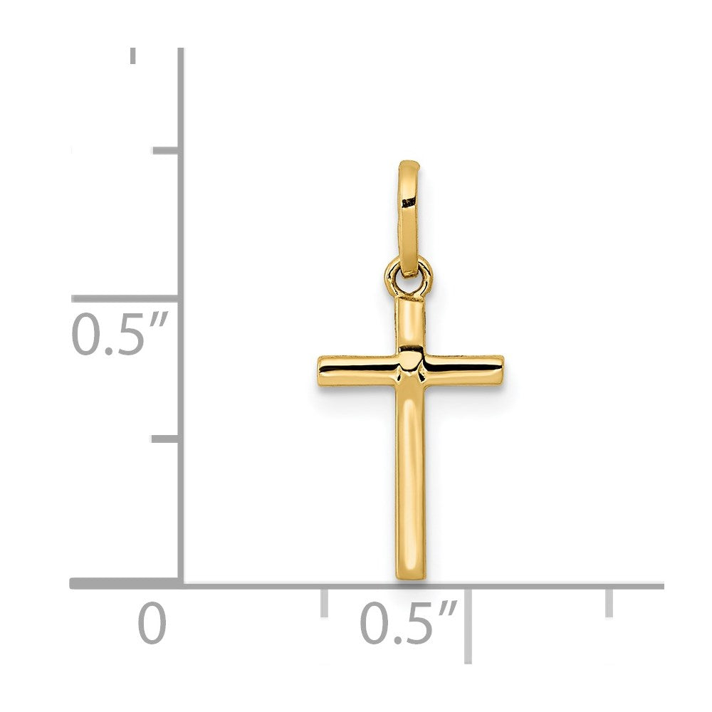14k Polished Cross Pendant